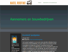 Tablet Screenshot of nagelroofing.com